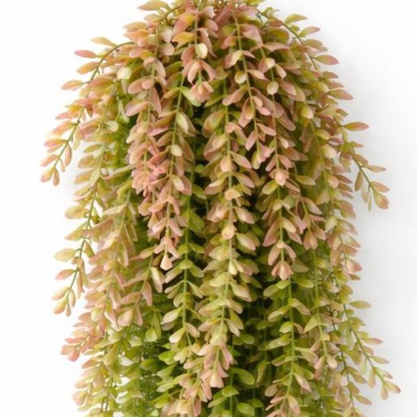 Planta Colgante Artificial Primavera 81cm | Flores y Colores Cálidos