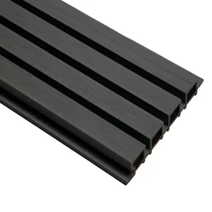 Wall Panel Exterior Ecofront WPC 2900x219mm | Revestimiento con Filtro UV Negro