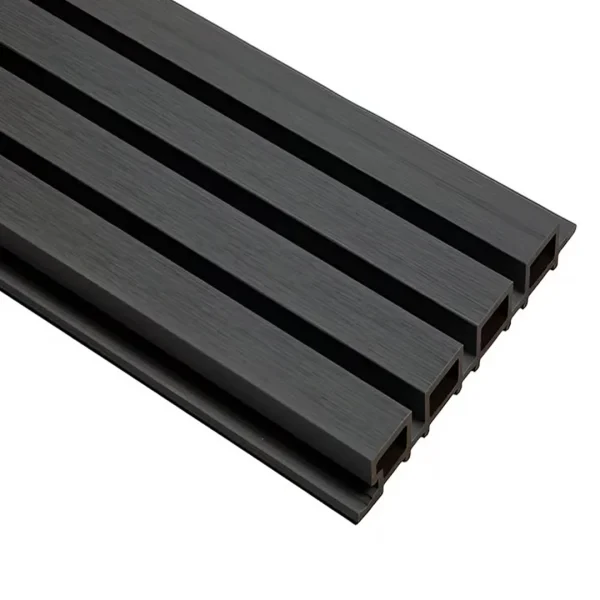 Wall Panel Exterior Ecofront WPC 2900x219mm | Revestimiento con Filtro UV Negro